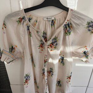 Madewell Floral Print Shirt